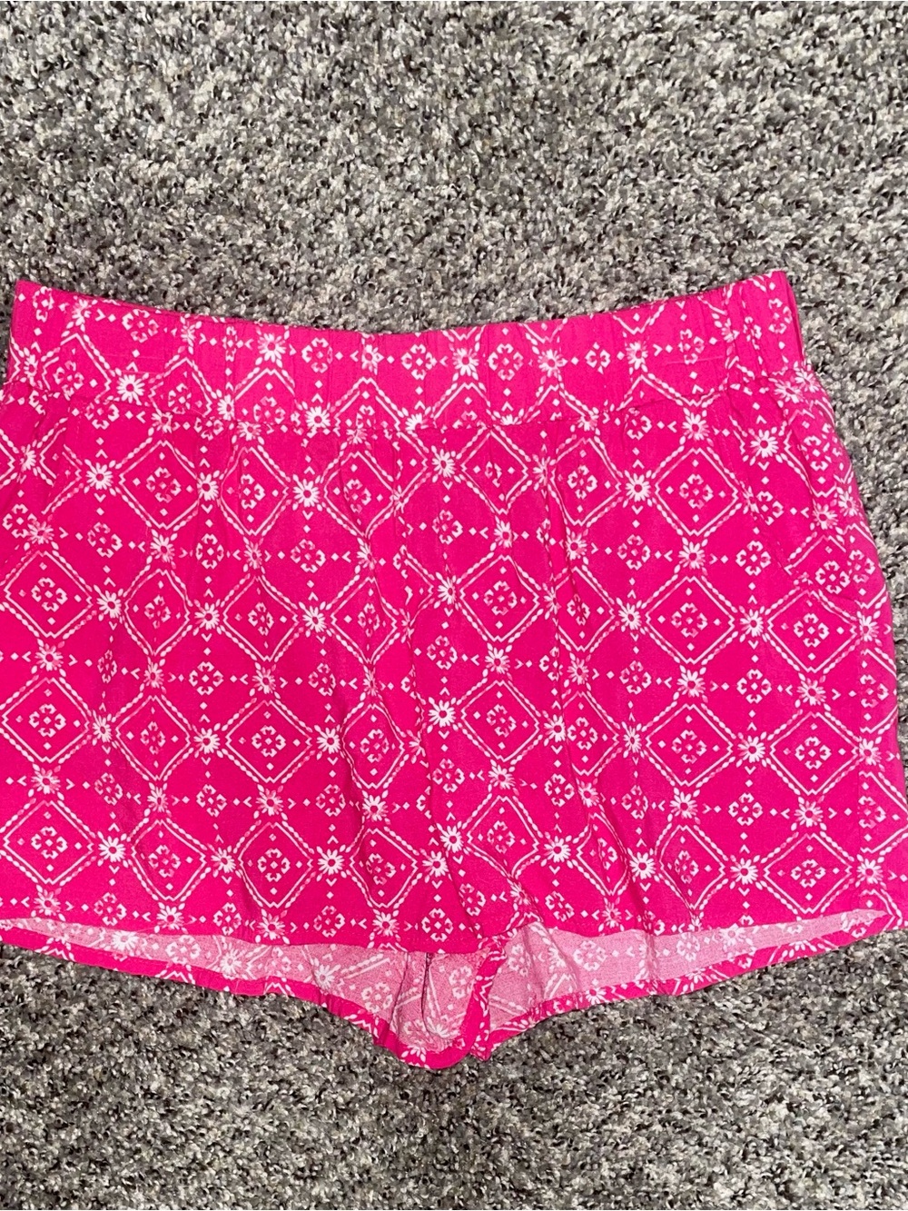 Epic Threads Hot Pink Printed Lounge Shorts Size Girls XL